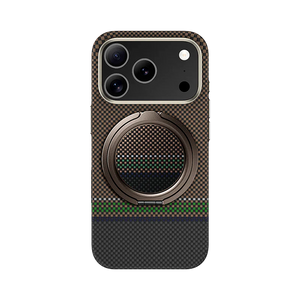 iPhone 17 Pro Max Kılıf M-safe Şarj Özellikli Karbon Fiber Tasarımlı Benks Prestige ArmorPro Kevlar Kapak