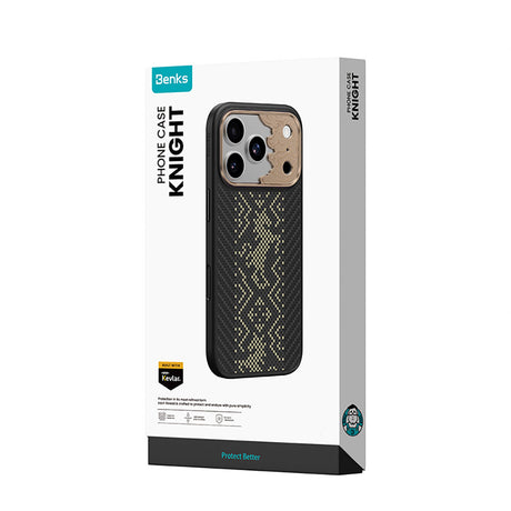 iPhone 17 Pro uyumlu Kılıf Limited Edition Benks Knight ArmorPro Kevlar Kapak
