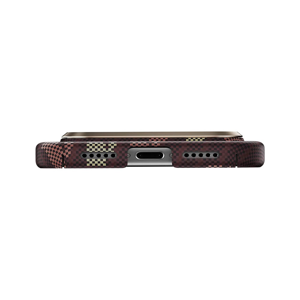iPhone 18 Pro Max / 17 Pro Max uyumlu Kılıf MagSafe Şarj Özellikli Benks Haven Air 2.0 Rouge Serisi Kevlar Kapak