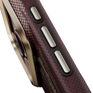 iPhone 18 Pro Max / 17 Pro Max uyumlu Kılıf MagSafe Şarj Özellikli Benks Haven Air 2.0 Rouge Serisi Kevlar Kapak
