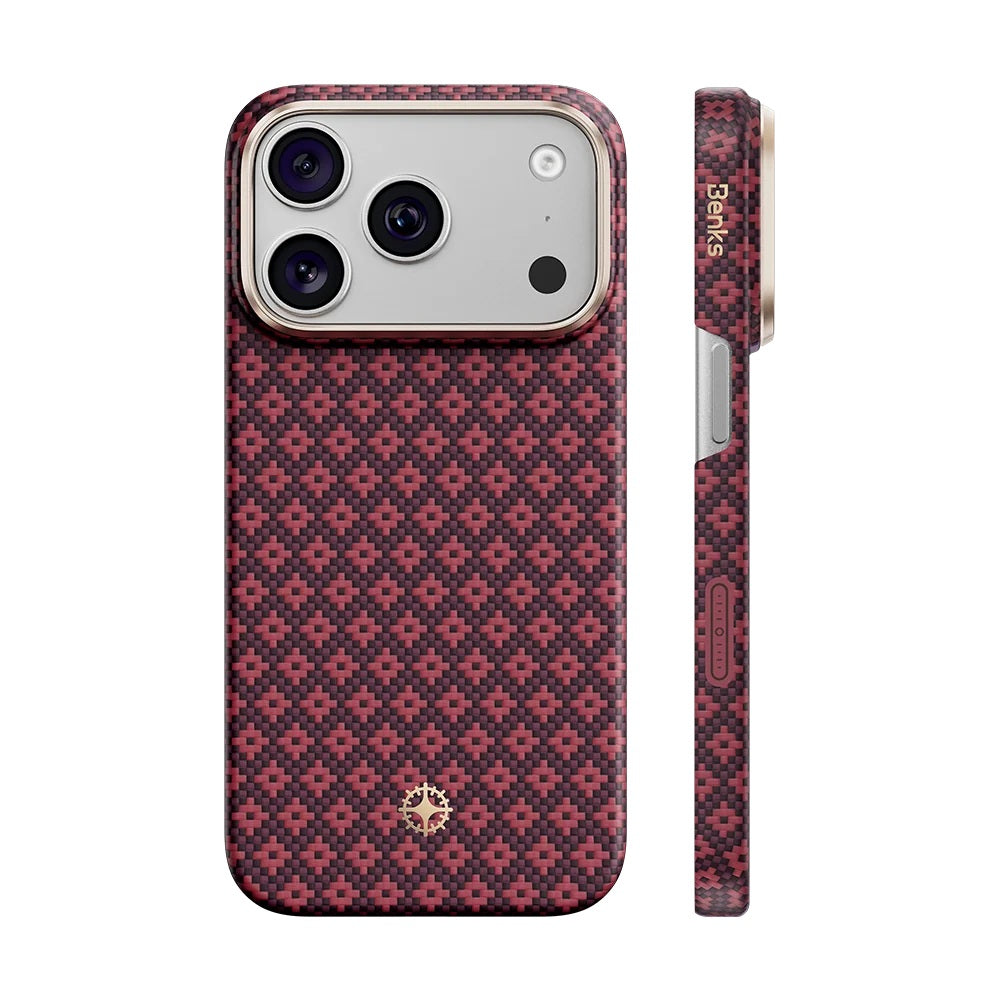iPhone 18 Pro Max uyumlu Kılıf MagSafe Şarj Özellikli Benks ArmorAir ArmorGrid Kevlar Kapak C1