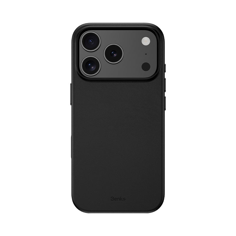 iPhone 18 Pro Max uyumlu Kılıf MagSafe Şarj Özellikli Benks VitaPro Serisi PU Deri Kapak
