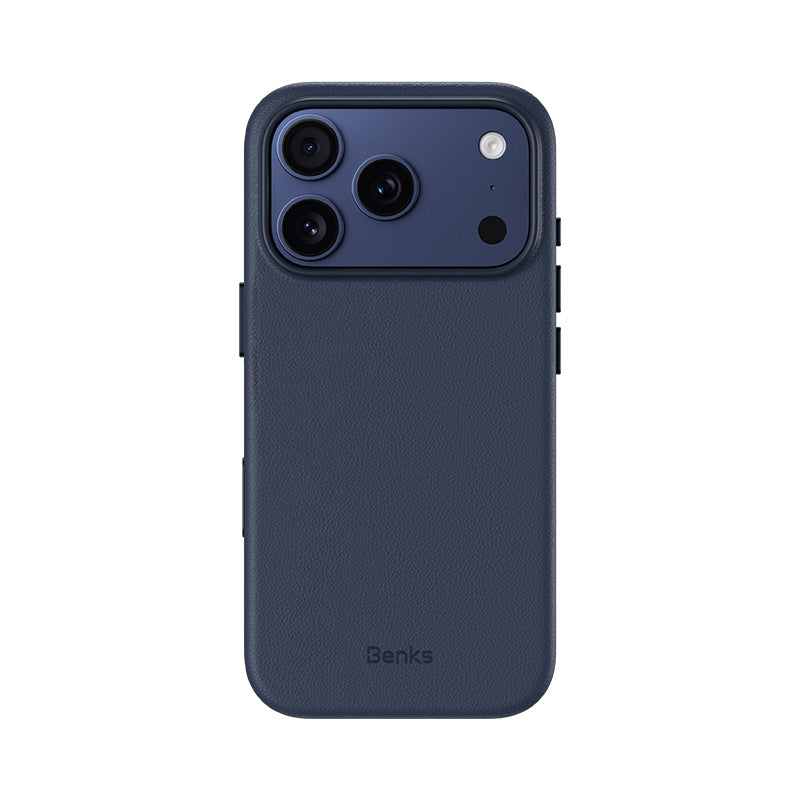 iPhone 18 Pro Max uyumlu Kılıf MagSafe Şarj Özellikli Benks VitaPro Serisi PU Deri Kapak