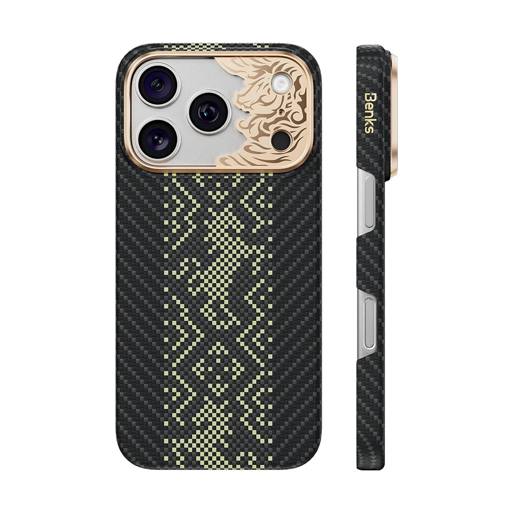 iPhone 18 Pro uyumlu Kılıf Limited Edition Benks Knight ArmorAir Kevlar Kapak C1
